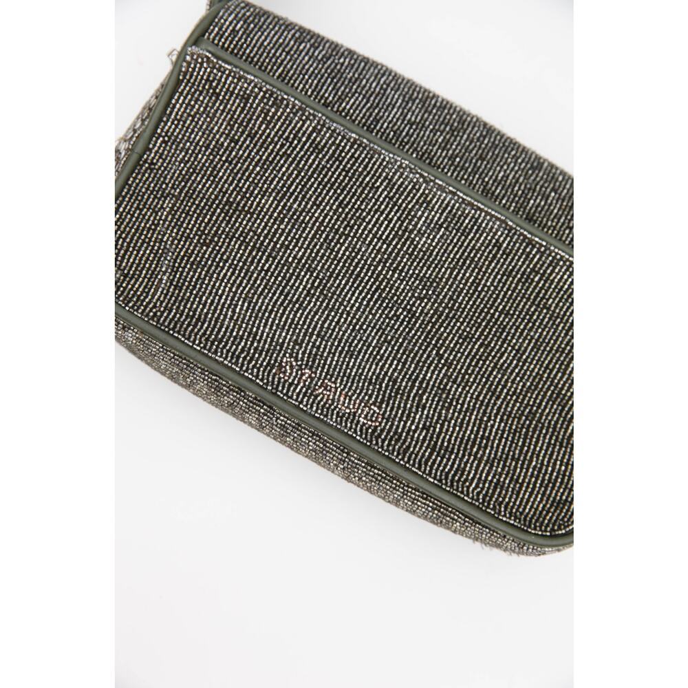 Staud Tommy Beaded Bag in Avocado - Picture 11 of 15
